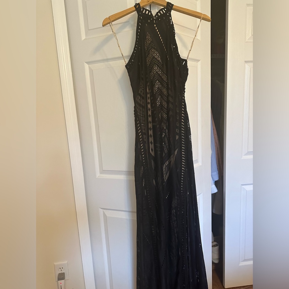 Glamazon Party Dress. Halter & scoop back.
